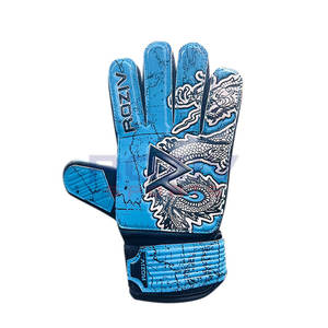 Gants de gardien de but professionnels multi-couleurs en mousse Hifoam, impression personnalisée, protection intégrale des doigts, vente en gros, équipement sportif. - Product Image 2