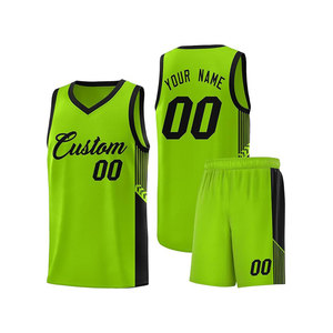 Venta al por mayor de alta calidad de los hombres ropa deportiva personalizada baloncesto Kit baloncesto bola uniforme equipo Club baloncesto uniforme conjuntos - Product Image 5