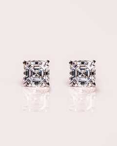 À la mode coussin coupe laboratoire cultivé CVD diamant boucles d'oreilles avec certificat IGI cadeau islamique à la mode pour les femmes en gros - Product Image 2