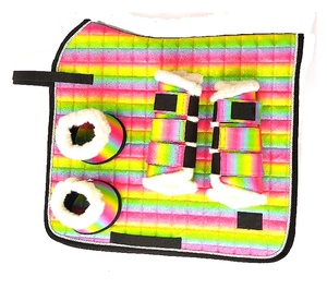 Almohadillas para sillín de montar a caballo, botas de protección para caballo, almohadilla para SILLÍN de caballo con logotipo personalizado - Product Image 5