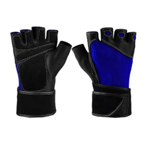 Guantes de Levantamiento de Pesas de Medio Dedo con Logotipo Personalizado para Hombre, Antideslizantes, para Deporte, Gimnasio, Accesorio de Entrenamiento, Soporte para Muñeca, Hechos de Cuero de Calidad - Product Image 5