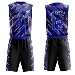 Service OEM Uniformes de basket-ball personnalisés Qualité supérieure Fabrication sur mesure Nouveau design Ensembles d'uniformes de basket-ball à sublimation à bas prix - Product Image 1