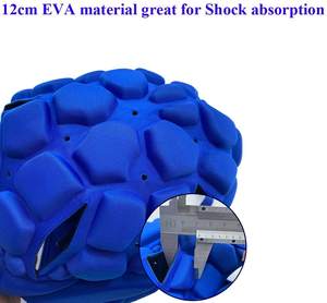 Nouveau modèle de casque de rugby respirant en EVA, protège-tête de football américain, logo personnalisé, taille plus, casque de mêlée léger, ajustement confortable - Product Image 5