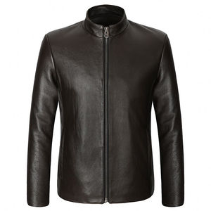 Offre Spéciale hommes séchage rapide en cuir moto veste Stand manches régulières grande taille toile hiver mode porter en gros pas cher prix - Product Image 5
