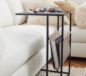 Venta al por mayor de mesas de bebidas de café anidadas negras antiguas mesas auxiliares de aluminio fundido para sala de estar mesa de centro de madera de bajo precio para el hogar - Product Image 5