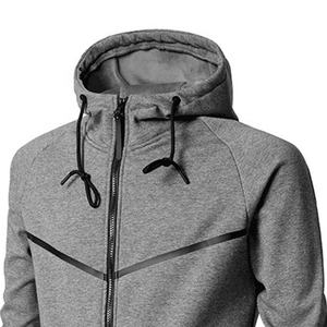 Directo de fábrica ODM Chándal para hombre Logotipo personalizado 100% Algodón Sudadera con capucha Elegante cremallera de cara completa con la mejor venta Tamaño 6XL Invierno - Product Image 3