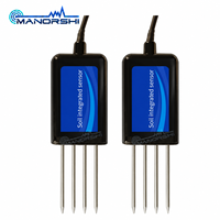 Sensor Tanah Terintegrasi 8 in 1 RS485 SDI-12 untuk NPK, pH, EC, Kelembaban, dan Suhu untuk Pemantauan Irigasi Pertanian Cerdas