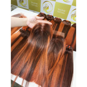 Machine Double Weft Skin Weft High Quality 100% Virgin Human Hair Remy Vietnamese Frontal for Wigs and <b>Toupees</b> Wholesale Price - Product Image 5