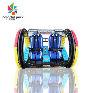 360 degrés heureux prix de roulement 360 degrés musique rotative simulateur de voiture à jetons Machine de jeu de course Leba voiture - Product Image 6