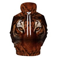 Hoodie Fleece Musim Dingin Desain Baru Pria Wanita, Sweatshirt Beruang Singa, Fashion Oversize, Pullover Streetwear, Atasan