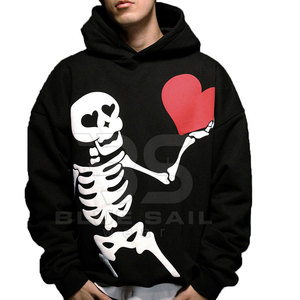 เสื้อฮู้ดพิมพ์ลายพัฟสำหรับผู้ชายเสื้อฮู้ดลำลอง - Product Image 1