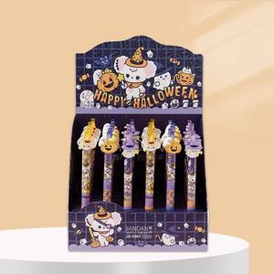 Patrón <span class=keywords><strong>de</strong></span> Halloween lindo Push Pen resina dibujos animados en forma <span class=keywords><strong>de</strong></span> alivio del estrés estudiante Premio caja ciega juguete - Product Image 3