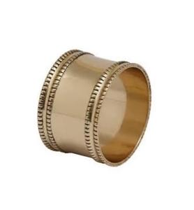 ห่วงรัดผ้าเช็ดปากลายดอกไม้ทำด้วยมือสีเงินสีทองทำจากโลหะอลูมิเนียมตกแต่งโต๊ะงานแต่งงานที่มีสไตล์สำหรับแจกฟรี - Product Image 1