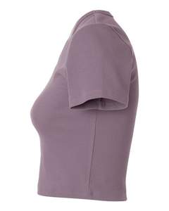 เสื้อยืดครอปผ้าริบสำหรับเด็กผู้หญิง ไม่มีภาษีนำเข้าจากสหรัฐอเมริกา พร้อมสกรีนลายตามสั่ง ฟรีค่าขนส่งในรัฐต่ำกว่า 48 รัฐของสหรัฐอเมริกา - Product Image 5