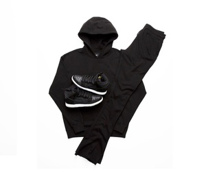 Prix de gros Ensemble de jogging pour homme 100% coton Marque privée Rouge Vintage Survêtements Grande taille Respirant Automne/Hiver Plus - Product Image 4