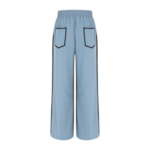 2025 haute qualité Baggy pantalons de survêtement pour femmes personnalisé poids lourd pantalon rayé ample survêtement femmes jambe large Baggy pantalons de survêtement - Product Image 4