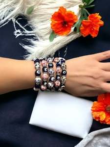 DAFNI BIG PAZAR สร้อยข้อมือหินประดับลูกปัดแบบยืดหยุ่น ดีไซน์หลากหลาย ของขวัญสำหรับทุกเพศ ผลิตในอิสตันบูล หมายเลขรุ่น หมายเลขสินค้า 44 - Product Image 3