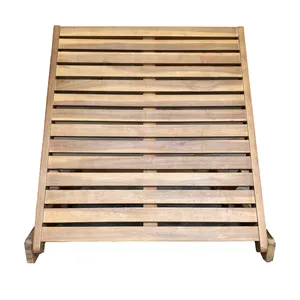 Sunbed With Backrest Terrace Outdoor Furniture New Trend Factory Price Home Garden Wood Outdoor Furniture Acacia Vietnam