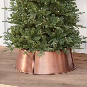 Collier d'arbre de Noël en fer Anneau d'arbre de Noël en métal Décoration de Noël à la maison pour Noël - Product Image 5