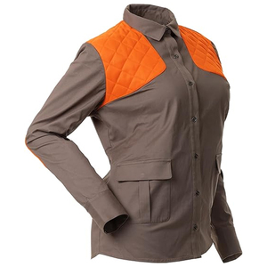 Camisa de caza personalizada para hombre superventas calidad premium 100% tela original transpirable de punto Upland camisas de tiro al aire libre - Product Image 2