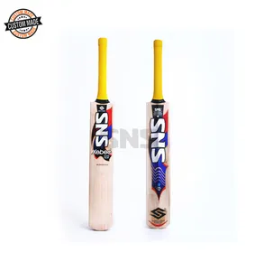 Competitive Price Natural Finish School/ Club/ Academy Level Premium Artwork English Willow Cricket Bats from Indian Supplier