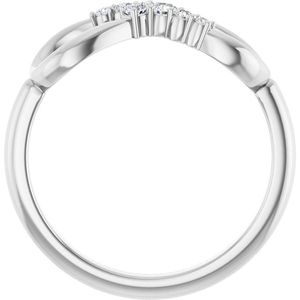 แหวนเพชรประดับสไตล์อินฟินิตี้รุ่นสตูลเลอร์ 123779:600P - Product Image 2