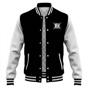 Veste en cuir Letterman professionnelle personnalisée pour l'hiver longue et durable décoration en fourrure de tissu de laine légère caractéristique patchs de baseball - Product Image 1