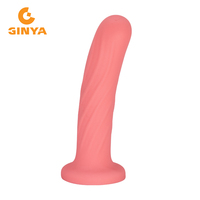 GINYA Neuer Dildo Vibrator aus Flüssigsilikon zur G-Punkt-Stimulation, Penis-Massagegerät, Erotikspielzeug für Erwachsene