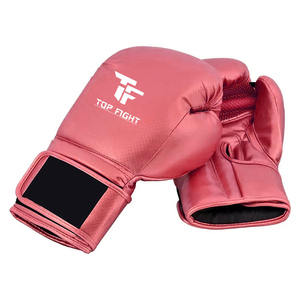 Gants de boxe en cuir confortables personnalisés pour hommes avec sangle Velcro et logo privé OEM - Product Image 1
