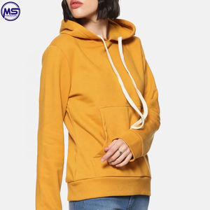 Professional Customized Logo Printing Light Weight OEM ODM 2025 Fleece Material <b>Women</b> Pullover <b>Hoodies</b> - Product Image 3