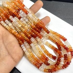 ลูกปัดโอปอลไฟเม็กซิกันทรงมนเรียบลูกปัดโอปอลเม็กซิกันเม็กซิกันแบบธรรมดาสำหรับเครื่องประดับ - Product Image 2