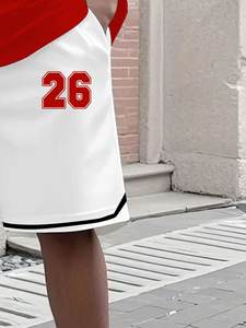 T-shirts et shorts à manches courtes pour hommes All-Match 2025 Summer New Design Men's Clothing - Product Image 5