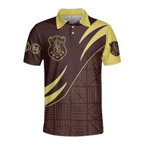 Polo brodé Iota Phi Theta 1963, fraternité grecque, haut en coton premium pour hommes, Ivy League - Product Image 1