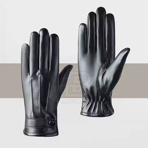 Gants en cuir de haute qualité de haute qualité pour l'hiver, chauds et respirants, compatibles avec les vêtements décontractés, vente à chaud - Product Image 2