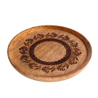 Grand ensemble de plateaux de service jetables en mélamine avec poignées métalliques, design moderne, forme ovale, 5 à 10 pièces, pour mariages et fêtes