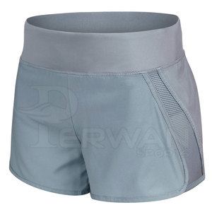 Pantalones cortos deportivos para mujer superventas, poliéster/algodón de alta calidad, secado rápido, transpirables, cómodos, con cordón en la cintura, asequibles - Product Image 1