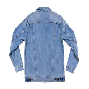 Blouson de moto en denim Advintex pour homme, à capuche, 100 % coton, respirant, coupe-vent, écologique, avec logo frontal - Product Image 2