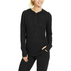 OEM Vente en gros Logo personnalisé Pull à capuche à manches longues pour femmes Mode Tricoté Porter en couleurs unies Sweat-shirt pour femmes - Product Image 3