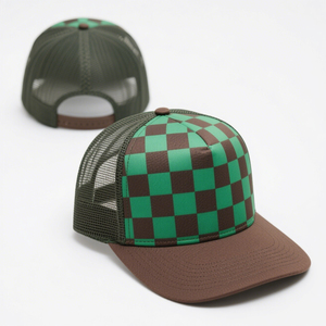 Chapeaux de camionneur en maille de mousse personnalisés Sports de plein air Casquettes de baseball Unisexe Respirant Gorra De 5 Paneles - Product Image 3