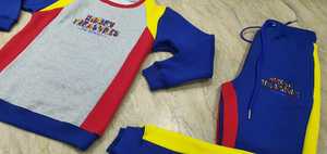 Đồ bộ thể thao mùa đông bán buôn, thiết kế riêng, quần jogger nam, bộ đồ tập thể thao có sọc bên, chất liệu polyester/cotton dày dặn, sản xuất bởi Antom - Product Image 4