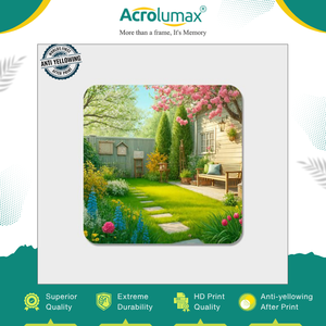 MDF et acrylique Prix de gros de haute qualité Sublimation Personnalisé Tabletop Use 5mm Square Tea Coaster à vendre - Product Image 2