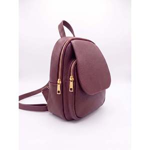 Soft <b>Backpack</b> in Genuine Dollaro Leather - Made in Italy - Art. 26111B - Product Image 3