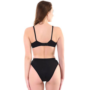 Venta caliente Traje de baño de 2 piezas para mujer Hecho en fábrica con etiqueta personalizada Ropa de playa transpirable con precio de decoración de borlas - Product Image 3