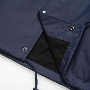 เสื้อโค้ชสำหรับผู้ชายเสื้อโค้ทสีฟ้าเสื้อโค้ชสำหรับผู้หญิงเสื้อโค้ชสีฟ้าโพลีเอสเตอร์ jackets100 % - Product Image 6