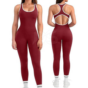 Mono para Mujer, Cintura Alta, Diseño Casual Elegante, Tejido de Punto Suave, Ecológico, Transpirable, Cómodo, Ideal para Yoga - Product Image 1
