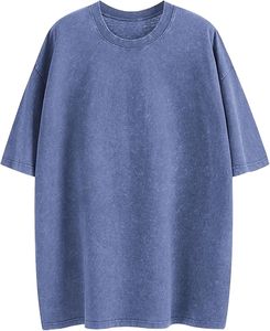 Haute qualité hommes T-Shirt dernière Collection nouveauté hommes lavage à l'acide T-Shirt vente chaude manches courtes hommes lavage à l'acide T-Shirt - Product Image 1