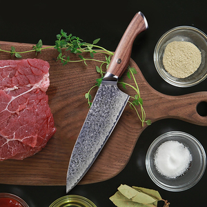 Venta al por mayor, pedidos a granel personalizados, servicio OEM ODM, cuchillo de Chef con el mejor mango de madera, nuevo diseño 2025, cuchillos de cocina para Chef - Product Image 2