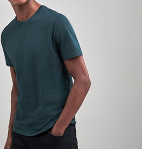 Logo personnalisé en gros 100% coton Hommes Boxy Fit T-Shirt Design personnalisé 180 Gsm Tissu Poids unisexe Slim Fit - Product Image 5