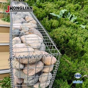 Paniers muraux en acier inoxydable Treillis métallique <span class=keywords><strong>Prix</strong></span> Panier galvanisé <span class=keywords><strong>Gabion</strong></span> 2X1X1 pour jardin Paysage Cage remplie de roches - Product Image 3