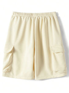 Utilitaire de haute qualité 100% coton plusieurs poches en gros Cargo Shorts lâche pour hommes logo personnalisé coton Cargo Shorts - Product Image 2